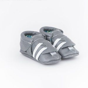 Grey Stone  adjustable moccasins